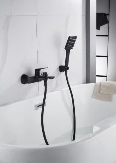 Смеситель для ванны Knotlor KN-71/BL, черный